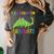 Kids Kindergarten Graduate Dinosaur Kindergarten Graduation Women's Comfort Colors T-Shirt Pepper