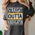 Kids Straight Outta Kindergarten Graduation Women's Comfort Colors T-Shirt Pepper