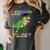 Kindergarten Graduation 1st Here We Come Class 2023 Dinosaur Women's Comfort Colors T-Shirt Pepper