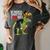 Kindergarten Grawrduate Dinosaur Graduation Cap Shirt Women's Comfort Colors T-Shirt Pepper