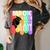 Law School Graduation Queen New Lawyer Attorney Grad Women's Comfort Colors T-Shirt Pepper
