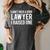 Lawyer Parents Father Mother T-Shirt Law School Graduation Women's Comfort Colors T-Shirt Pepper