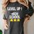Level Up High School 8th Grade Graduation T-Shirt Women's Comfort Colors T-Shirt Pepper