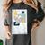 Little Miss Muffet Reading a Picture Book Women's Comfort Colors T-Shirt Pepper