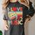 I Love 70's Music Retro Style Nostalgia Cassette 1970s Party Women's Comfort Colors T-Shirt Pepper
