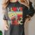 I Love 90's Music Retro Style Nostalgia Cassette 1990s Party Premium Tri-Blend Women's Comfort Colors T-Shirt Pepper