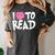 I LOVE TO READ Reading Books Bookworm Library Day Novelty Women's Comfort Colors T-Shirt Pepper