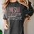 Master Social Worker MSW Graduation Social Work Student Women's Comfort Colors T-Shirt Pepper