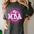 MBA Graduation Masters Business Administration T-Shirt Women's Comfort Colors T-Shirt Pepper
