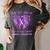 In Memory Of My Daughter Overdose Awareness Angel Wing Women's Comfort Colors T-Shirt Pepper
