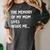 The Memory Of My Mom Lives Inside Me Cute Daughter Mother's Women's Comfort Colors T-Shirt Pepper