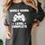 Middle School Level Complete Video Gamer Graduation Women's Comfort Colors T-Shirt Pepper
