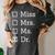 Miss Mrs Ms Dr Shirt Doctorate New Doctor Graduation Women's Comfort Colors T-Shirt Pepper
