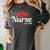 New Nurse 2018 Nurse Nursing School Graduation Shirt Women's Comfort Colors T-Shirt Pepper