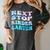 Next Stop Kindergarten Groovy Graduation Last Day Of School Women's Comfort Colors T-Shirt Pepper