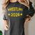 Night Wrestling Senior 2026 Graduation Women's Comfort Colors T-Shirt Pepper