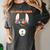 No Prob Llama Birthday Graduation Women Kids Girls Women's Comfort Colors T-Shirt Pepper