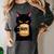 Nope Coffee Cat – Introvert Humor Monday Kitty Women's Comfort Colors T-Shirt Pepper