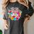 Nostalgia Love Tees -Adults Small Casual Festive Classic Fit T-Shirt Round Neck Straight Fit Collarless Short Sleeve Solid Lightweight Women's Comfort Colors T-Shirt Pepper