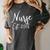 Nurse Established 2018 Shirt Nursing School Graduation Women's Comfort Colors T-Shirt Pepper