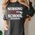Nursing School Survivor 2025 RN ER Graduation Nurse Grad Women's Comfort Colors T-Shirt Pepper
