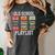 Old School Playlist Nostalgia Vibes Cassette Women's Comfort Colors T-Shirt Pepper