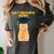 Orange Tabby Cat Graduation Distressed Shirt For Grads For Men Women Girls Kids Women's Comfort Colors T-Shirt Pepper