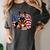 Patriotic German Shepherd Dog Books Baseball American Flag Women's Comfort Colors T-Shirt Pepper