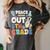 Peace Out 5th Grade Fifth Grade Graduation T-Shirt Women's Comfort Colors T-Shirt Pepper