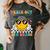 Peace Out 5th Grade Graduation Last Day Of School Women's Comfort Colors T-Shirt Pepper
