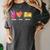 Peace Love Books Reader Librarian Library Book Women's Comfort Colors T-Shirt Pepper