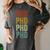 PHD Graduation Doctorate Women's Comfort Colors T-Shirt Pepper