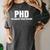 PHD Permanent Head Damage Doctoral Degree PHD Graduation Women's Comfort Colors T-Shirt Pepper