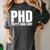 PHD Pretty Huge Debt Doctoral Degree PHD Graduation Women's Comfort Colors T-Shirt Pepper
