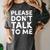 Please Don't Talk To Me Introvert Graphic Women's Comfort Colors T-Shirt Pepper