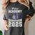 Police Academy Survivor 2025 Graduation Police School Women's Comfort Colors T-Shirt Pepper