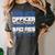 Police Officer Saying Academy Graduation Women Men Women's Comfort Colors T-Shirt Pepper