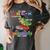 Pre k Graduation 2025 Pre-k Kindergarten Graduate Dinosaur Premium Tri-Blend Women's Comfort Colors T-Shirt Pepper