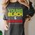 Proud African American Educated Graduation Women's Comfort Colors T-Shirt Pepper