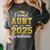 Proud Aunt Of a 2025 Graduate Class Of 2025 Graduation Women Women's Comfort Colors T-Shirt Pepper
