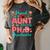 Proud Aunt Of An Amazing PhD Graduate Family Graduation Women's Comfort Colors T-Shirt Pepper