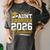 Proud Aunt Of A Class Of 2026 Graduate Senior Graduation 26 Women's Comfort Colors T-Shirt Pepper