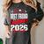 Proud Best Freind Of a Class Of 2026 Graduate For Graduation Premium Women's Comfort Colors T-Shirt Pepper