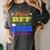 Proud Bff Of 2022 Graduate Class 2022 Graduation Family Women's Comfort Colors T-Shirt Pepper