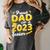 Proud Dad Of A 2023 Senior Graduation Women's Comfort Colors T-Shirt Pepper