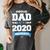 Proud Dad Of A Class Of 2020 Graduate TShirt Graduation Women's Comfort Colors T-Shirt Pepper