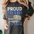 Proud Dad Of A State Trooper Police Officer Graduation Women's Comfort Colors T-Shirt Pepper