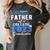 Proud Father Of 2023 College Graduate Family 23 Graduation Women's Comfort Colors T-Shirt Pepper