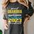 Proud Grandma Of 2023 College Graduate Family 23 Graduation Women's Comfort Colors T-Shirt Pepper