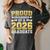 Proud Grandma Of A 2026 Graduate Shirt Class 2026 Graduation Women's Comfort Colors T-Shirt Pepper
